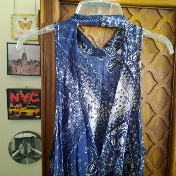 KEEP Free People Intimately Beaux Slip Dress - Bandana Print, Size S - Picture 9 of 16